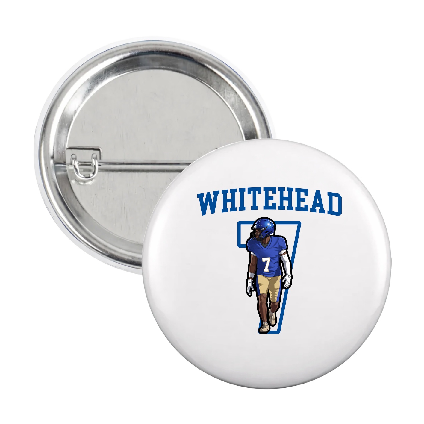 Game Day Button — Shirsey in White