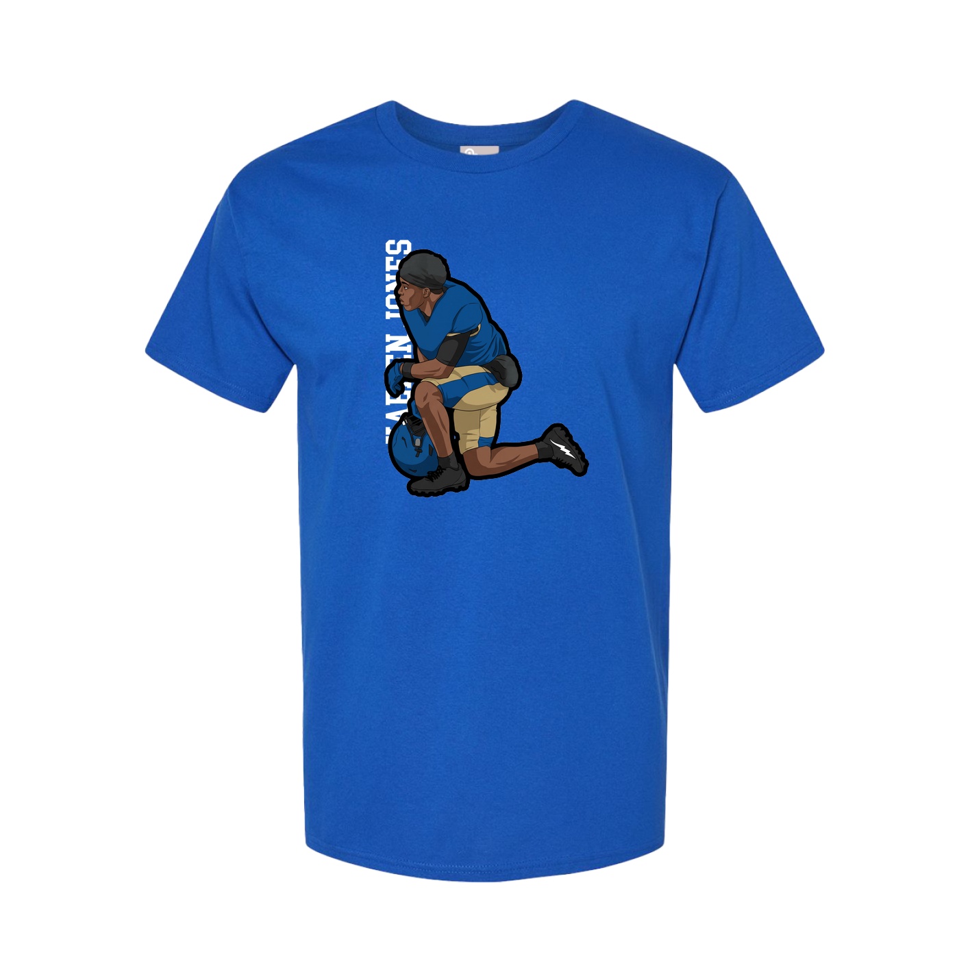 Tee — Name Vertical in Royal