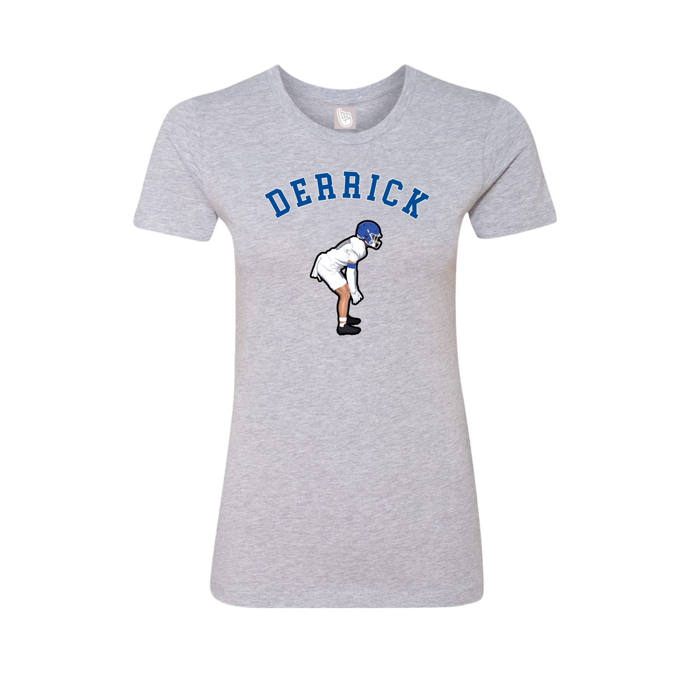 Fitted Women's Tee — Shirsey Arch in Grey