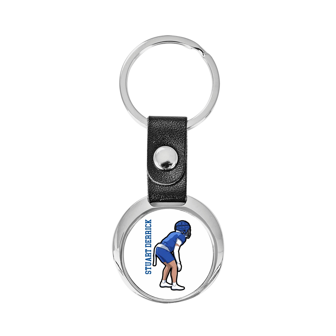 Key Chain — Name Vertical in Classic