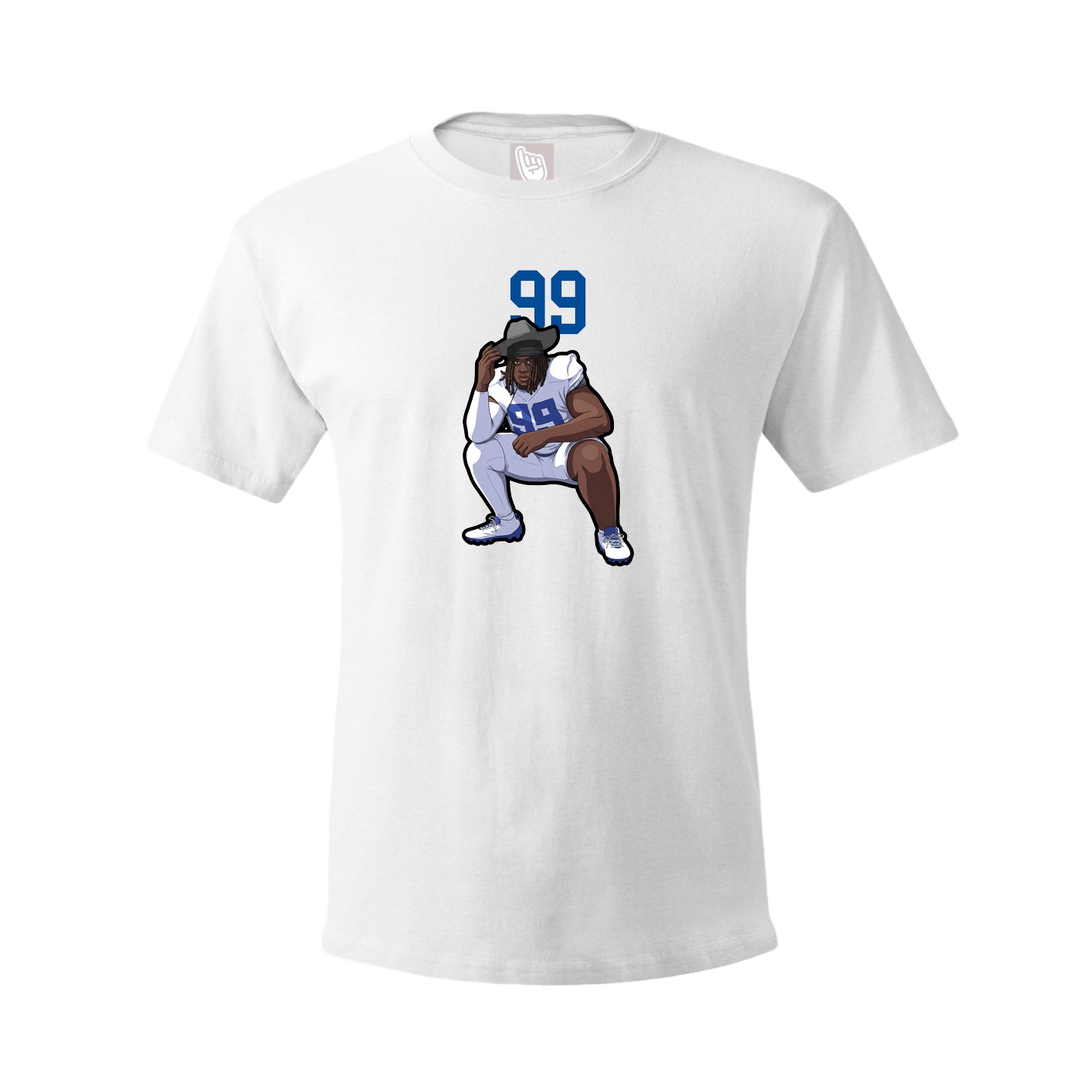 Tee — Number Top in White