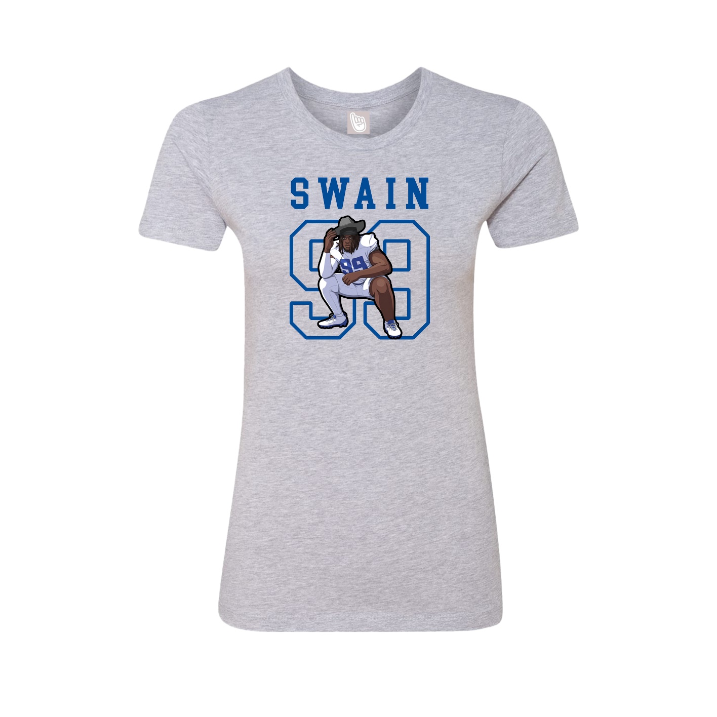 Fitted Women's Tee — Shirsey in Grey