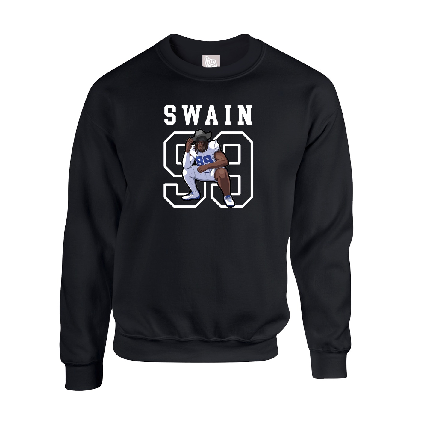 Fleece Crew — Shirsey in Black