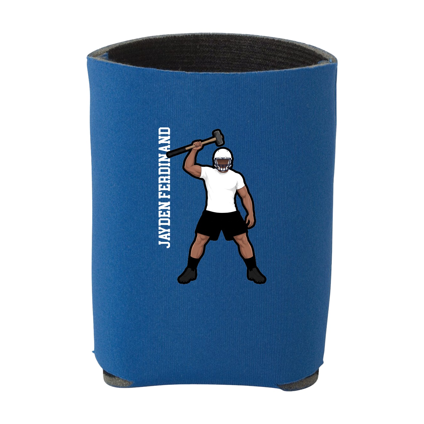Can Holder — Name Vertical in Royal