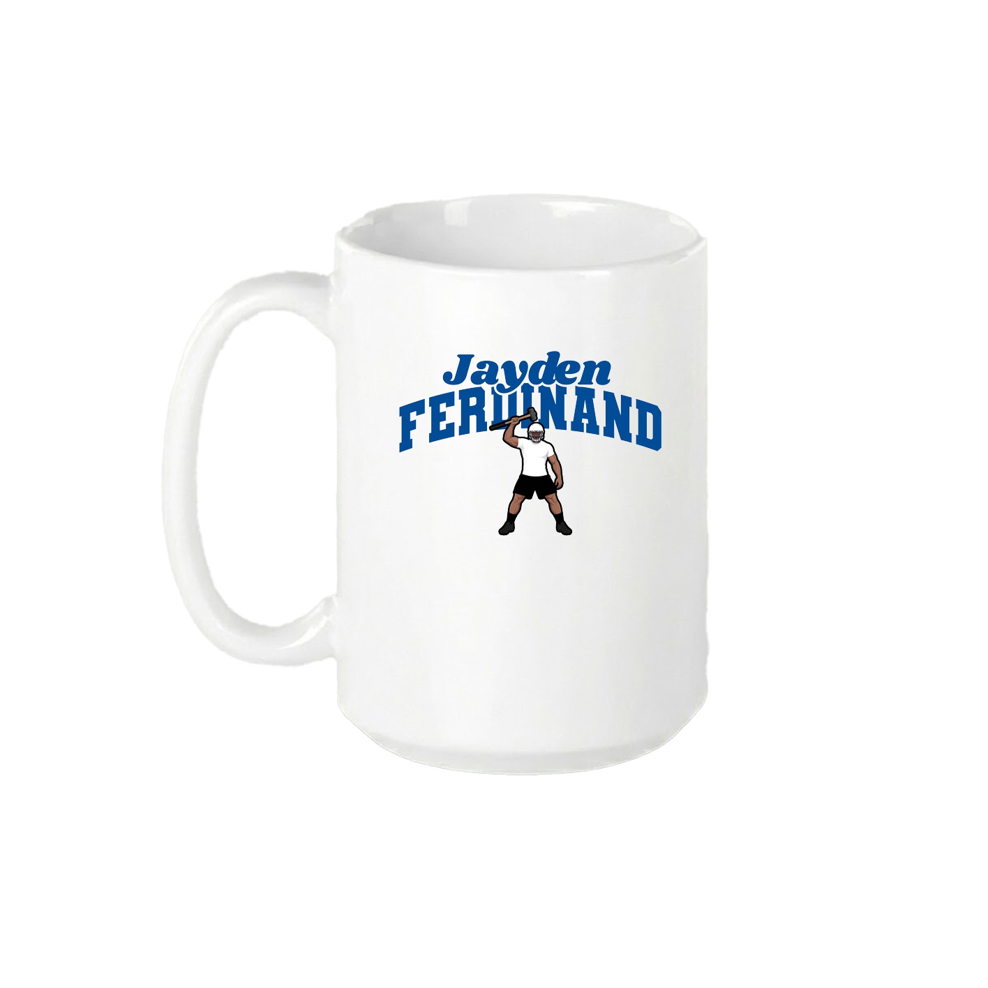 15oz Coffee Mug — Signature Arch in White