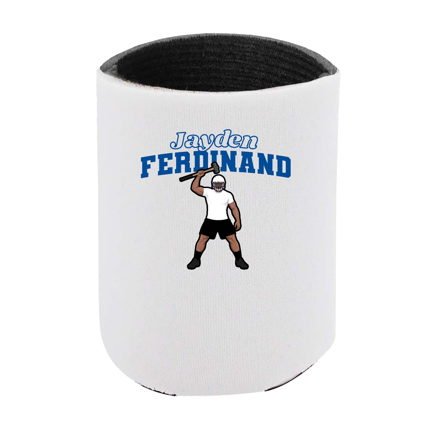 Can Holder — Name Arch in White