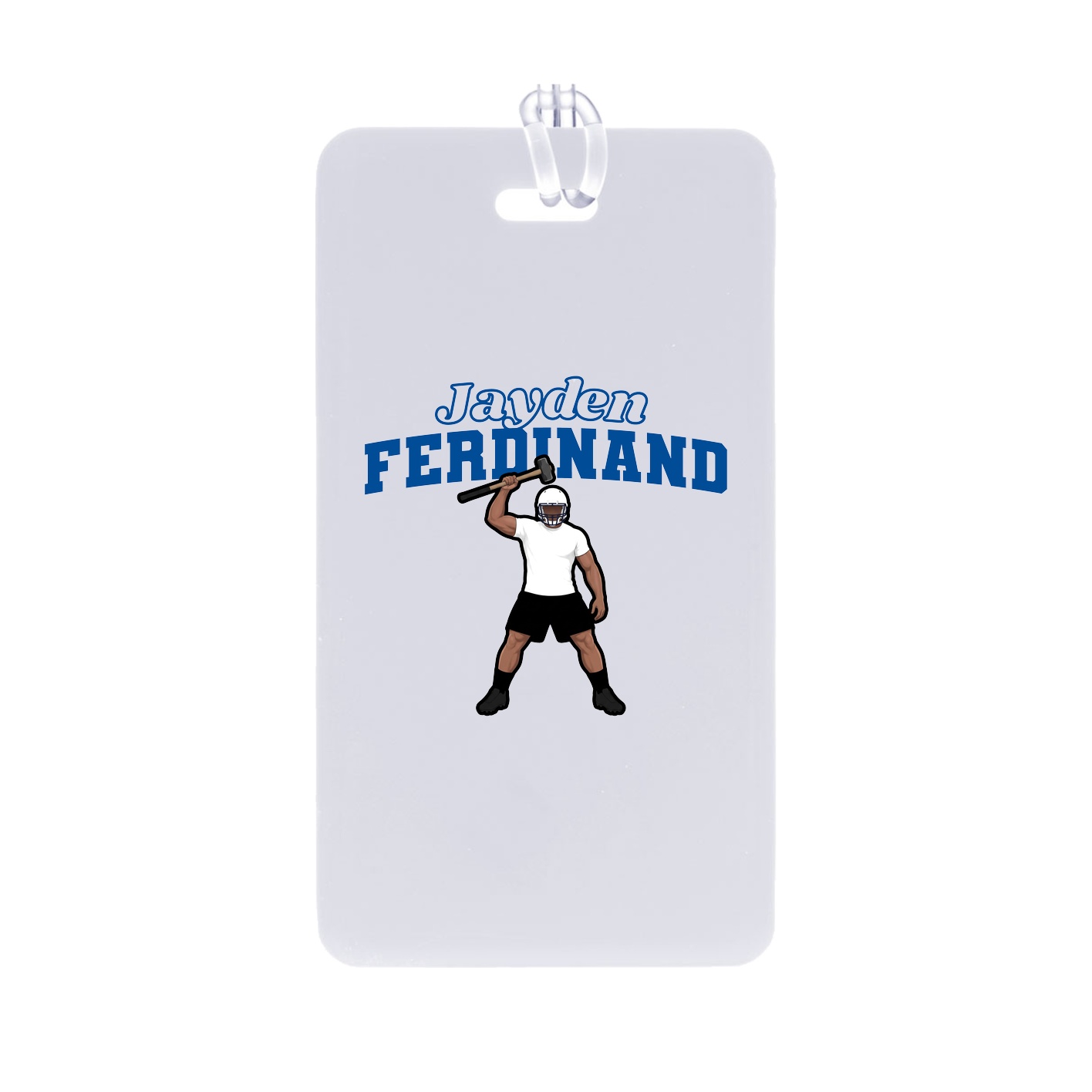 Bag Tag — Name Arch in Classic