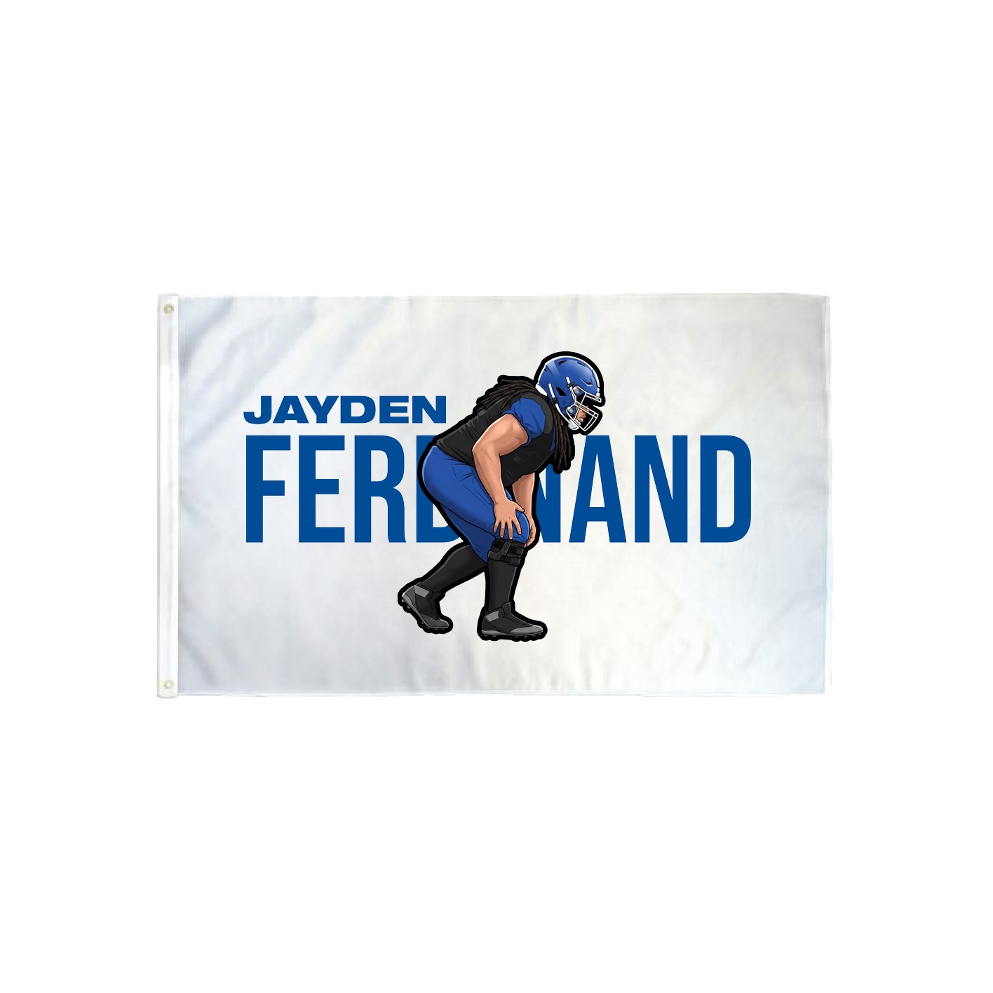3x5 Flag — Player Name in Classic