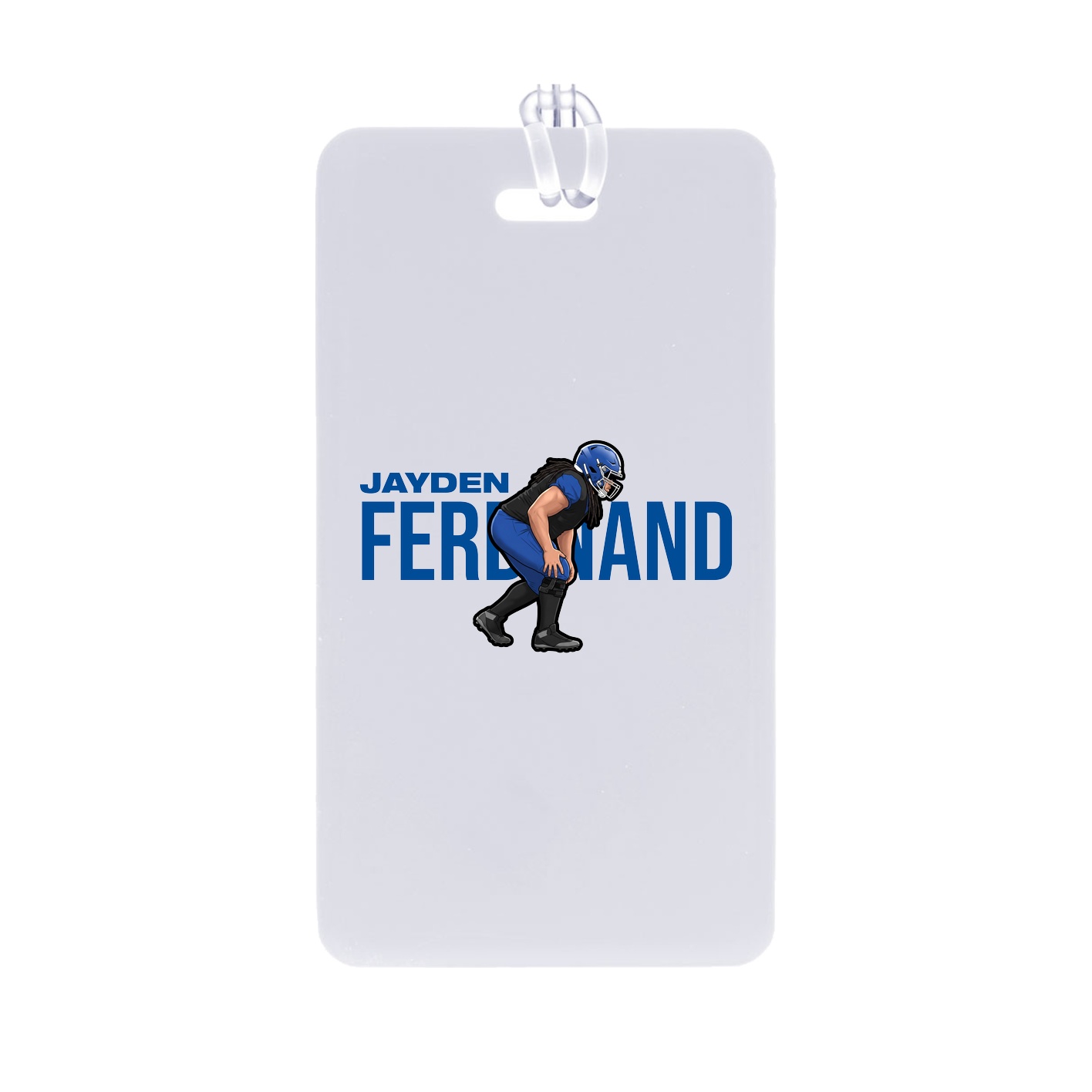 Bag Tag — Player Name in Classic