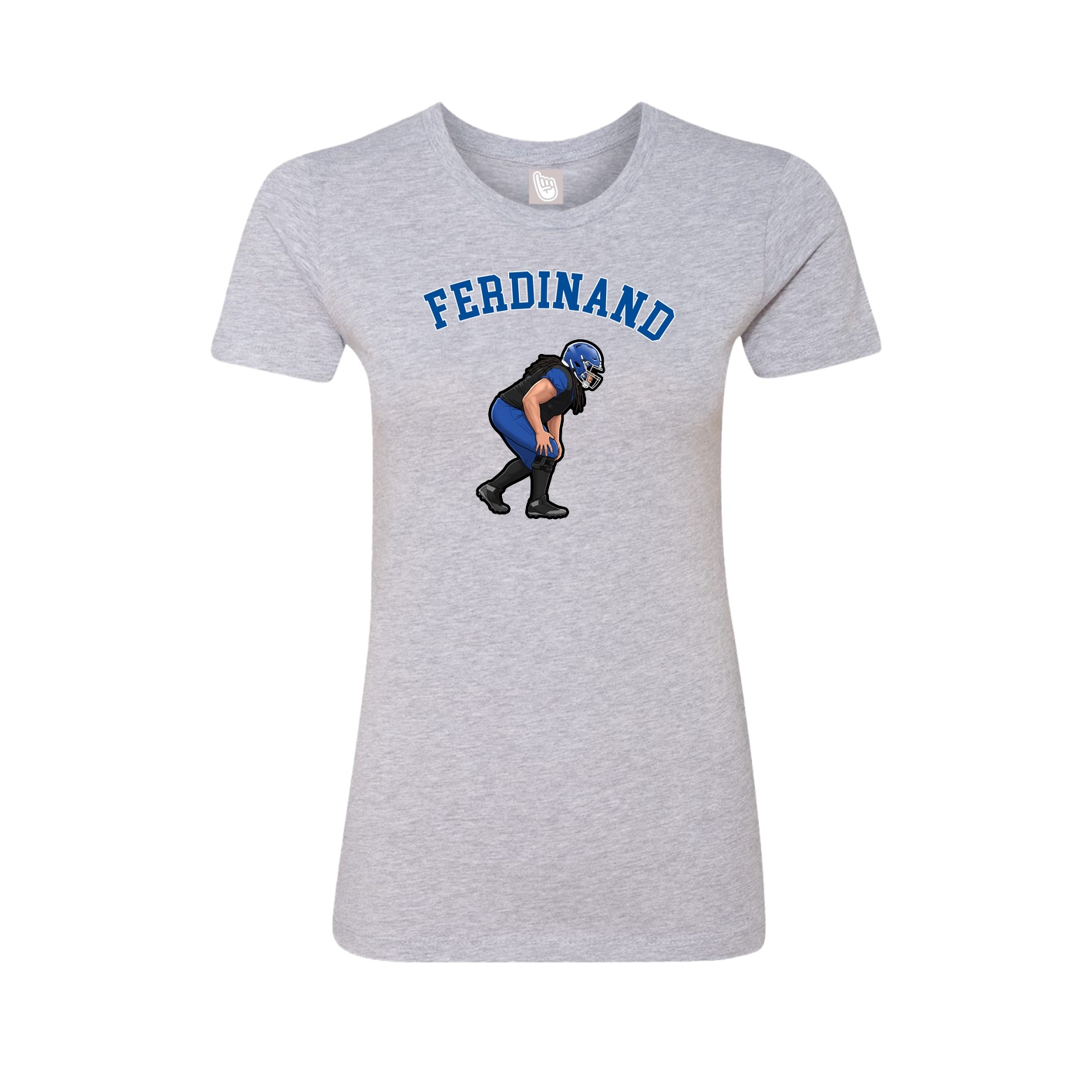 Fitted Women's Tee — Shirsey Arch in Grey