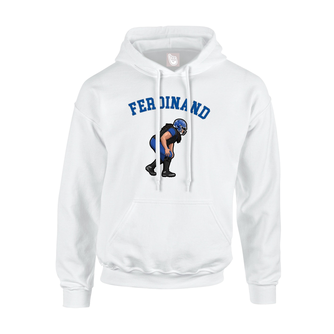 Hoodie — Shirsey Arch in White