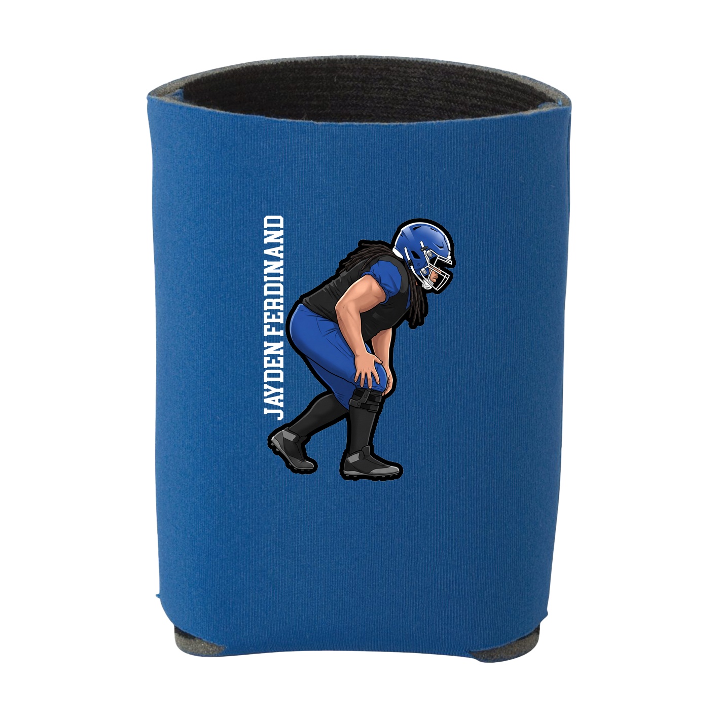 Can Holder — Name Vertical in Royal