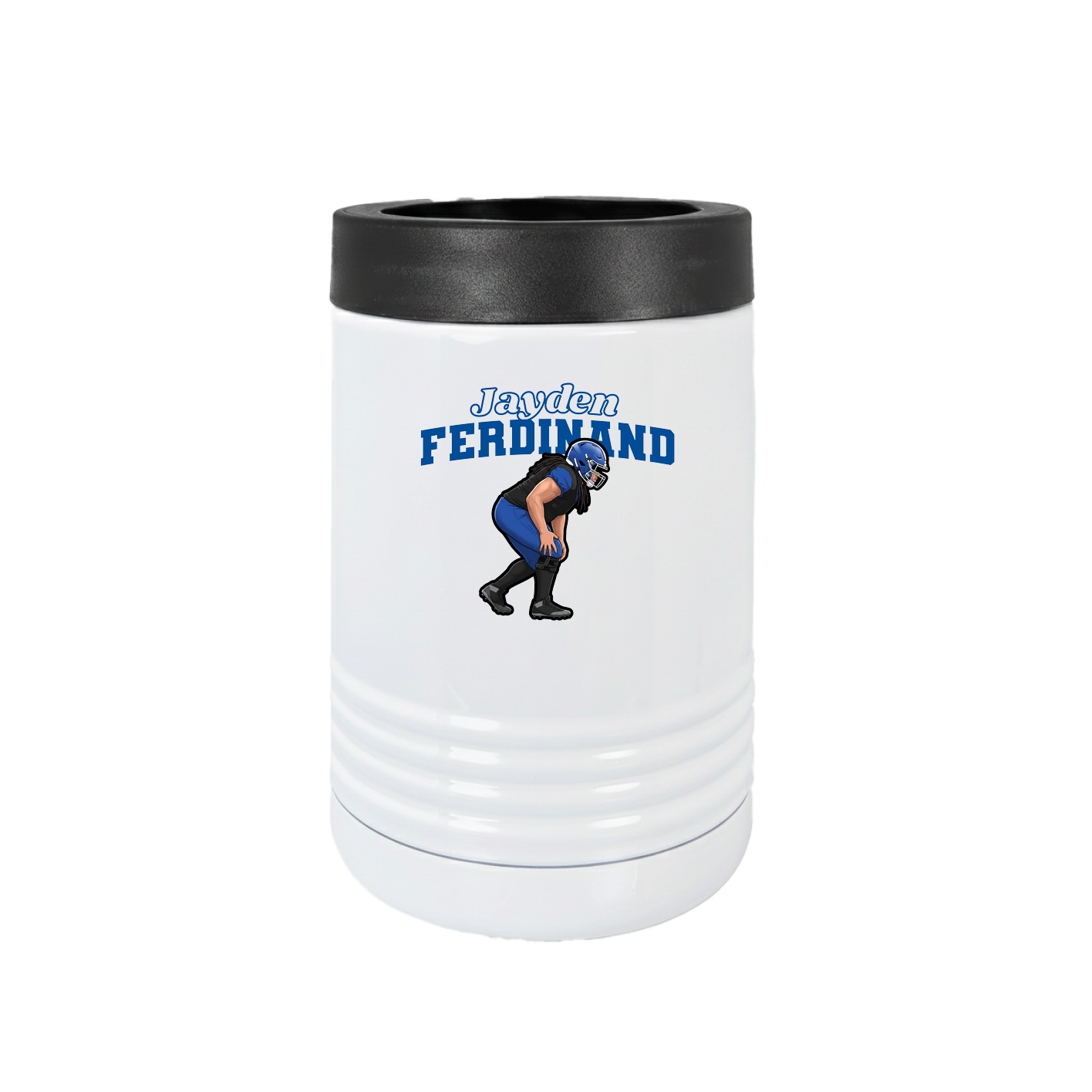 Beverage Holder — Name Arch in White