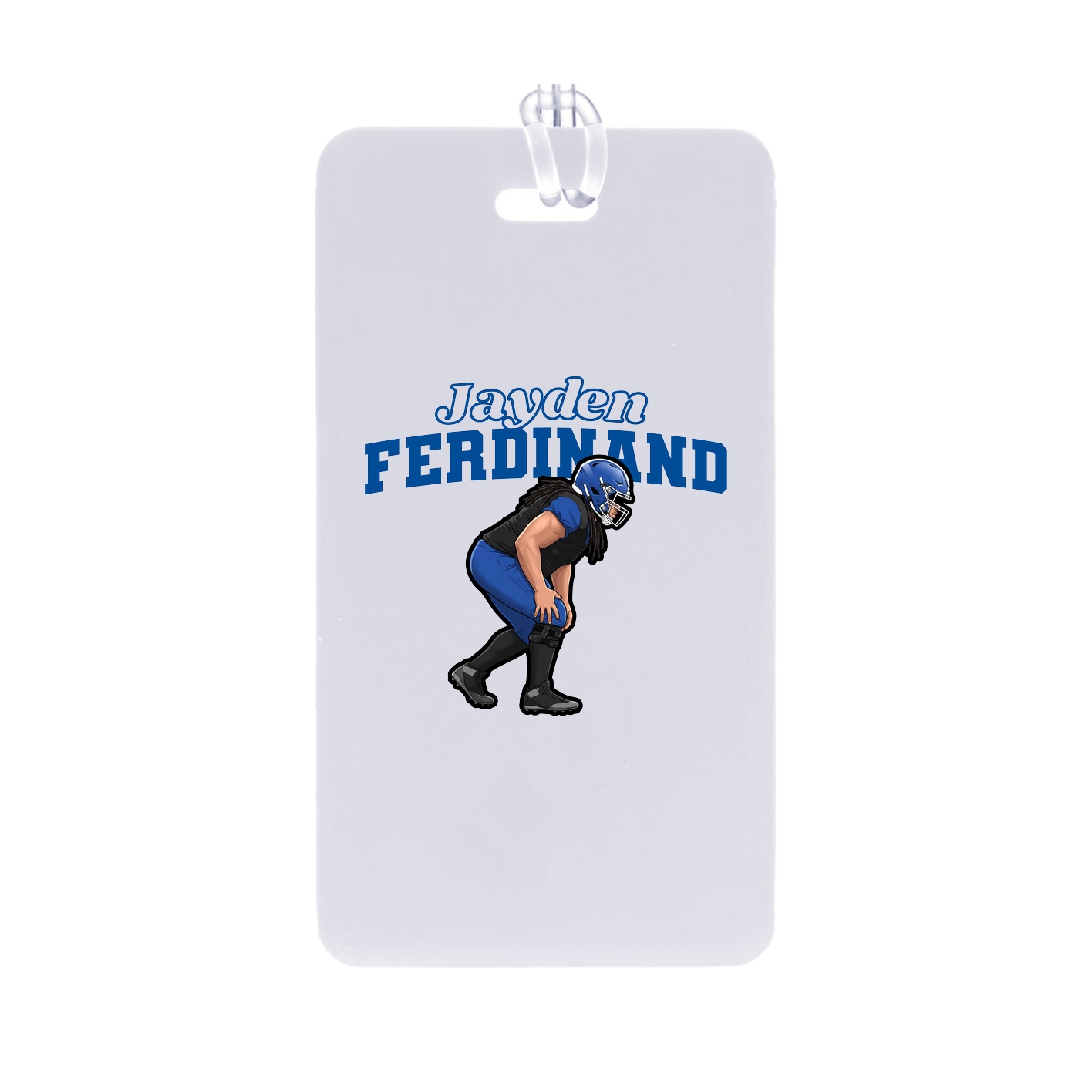 Bag Tag — Name Arch in Classic