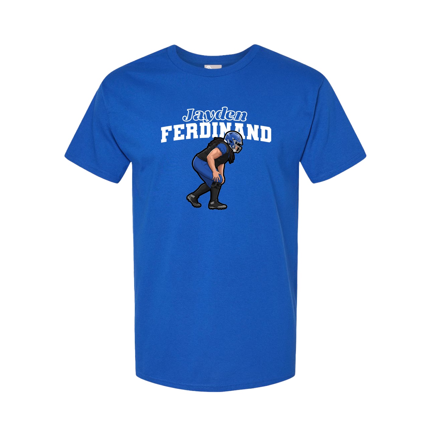 Tee — Name Arch in Royal