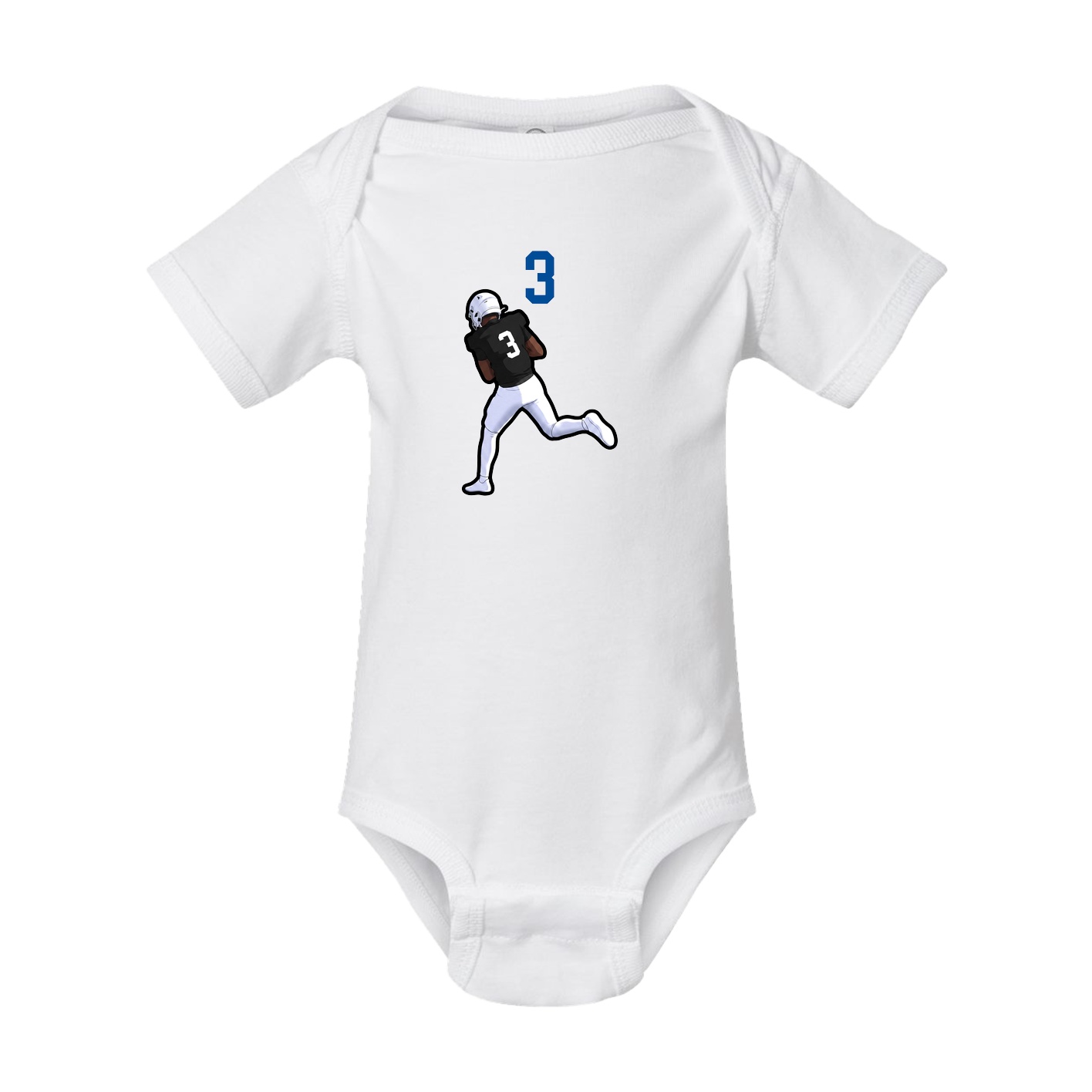 Baby Onesie — Number Top in White