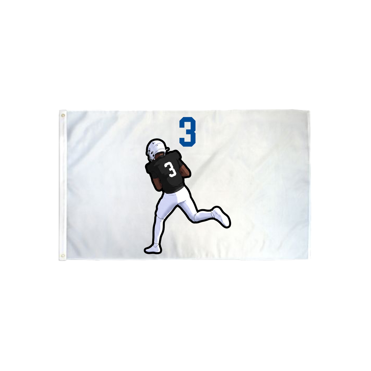 3x5 Flag — Number Top in Classic