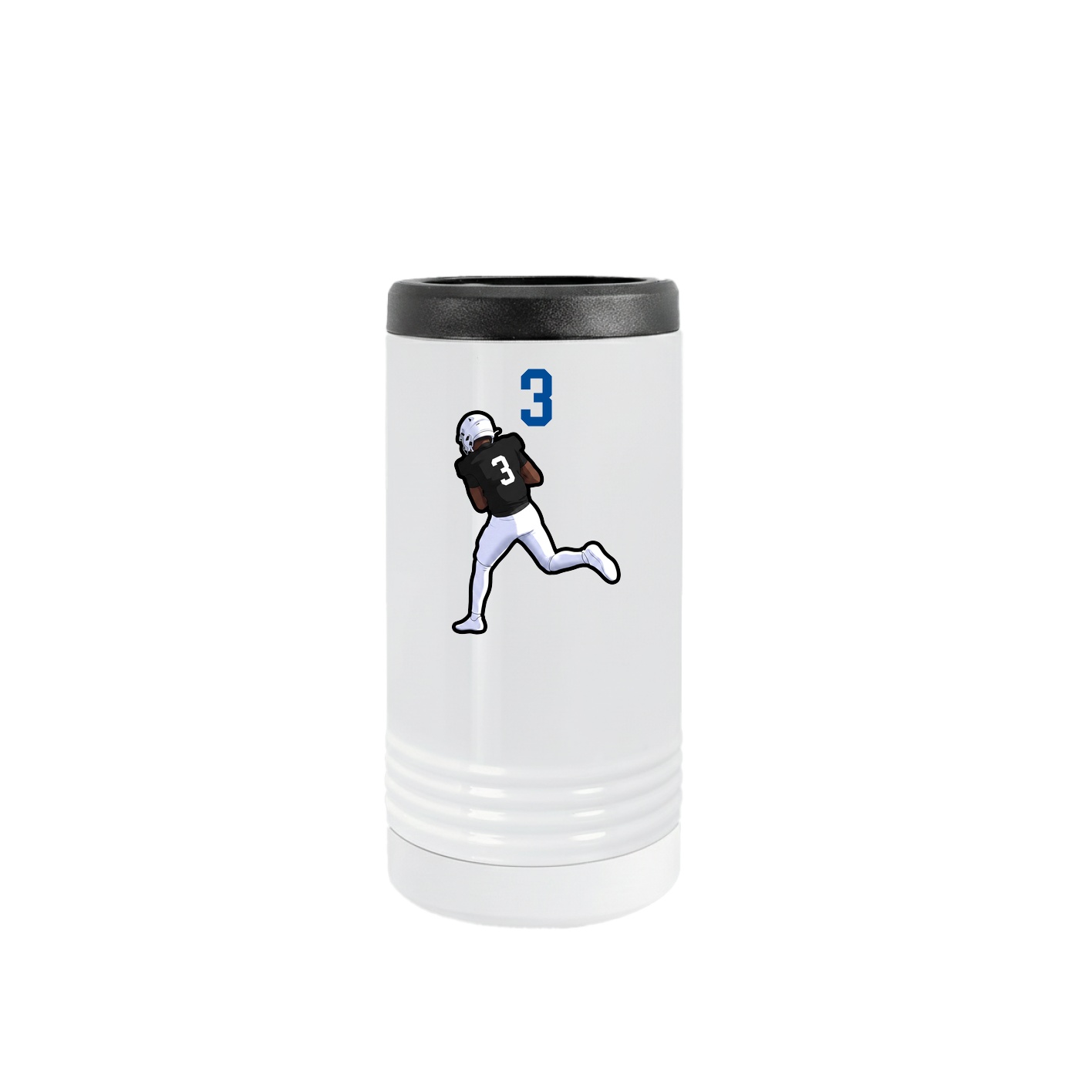 Slim Beverage Holder — Number Top in White