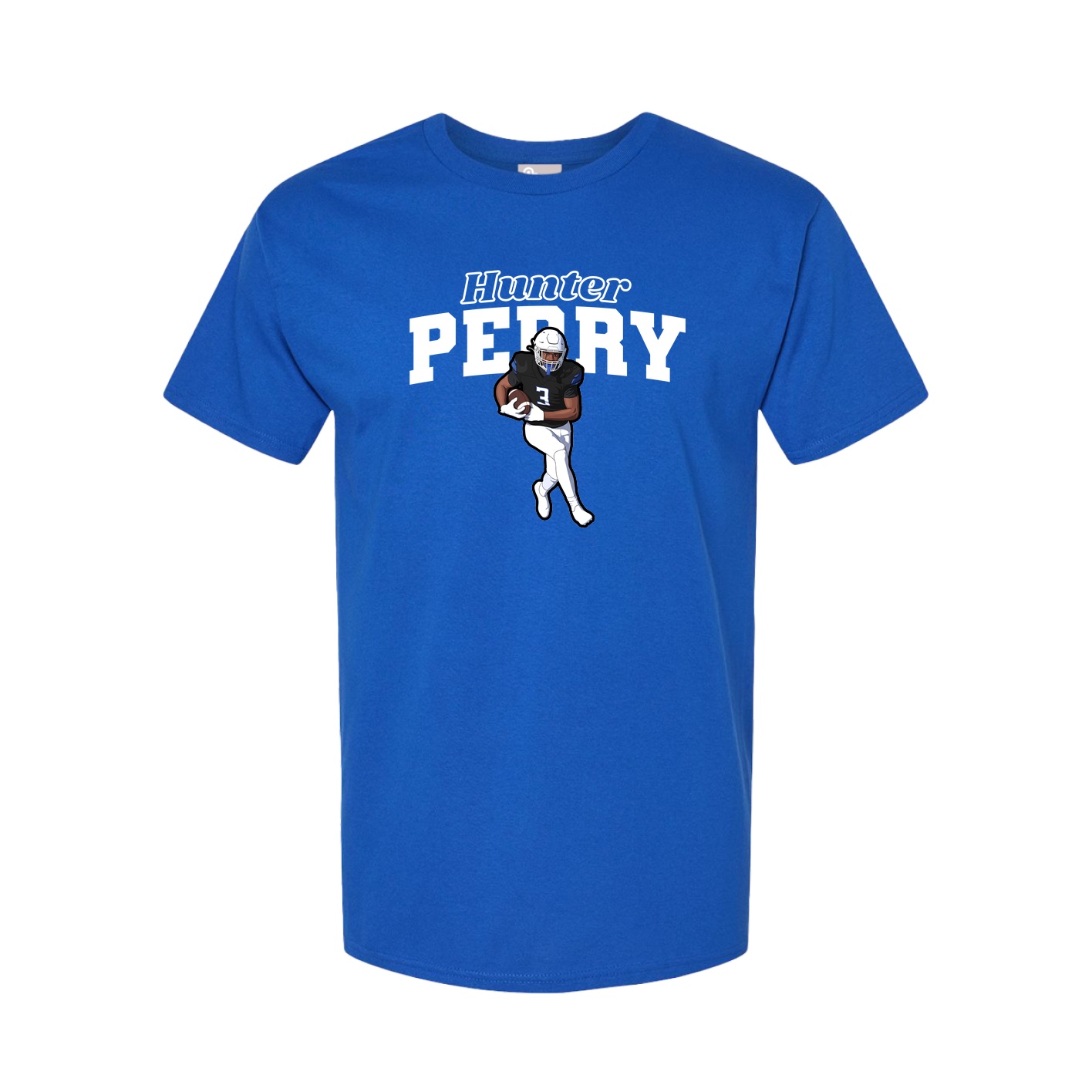 Youth Tee — Name Arch in Royal