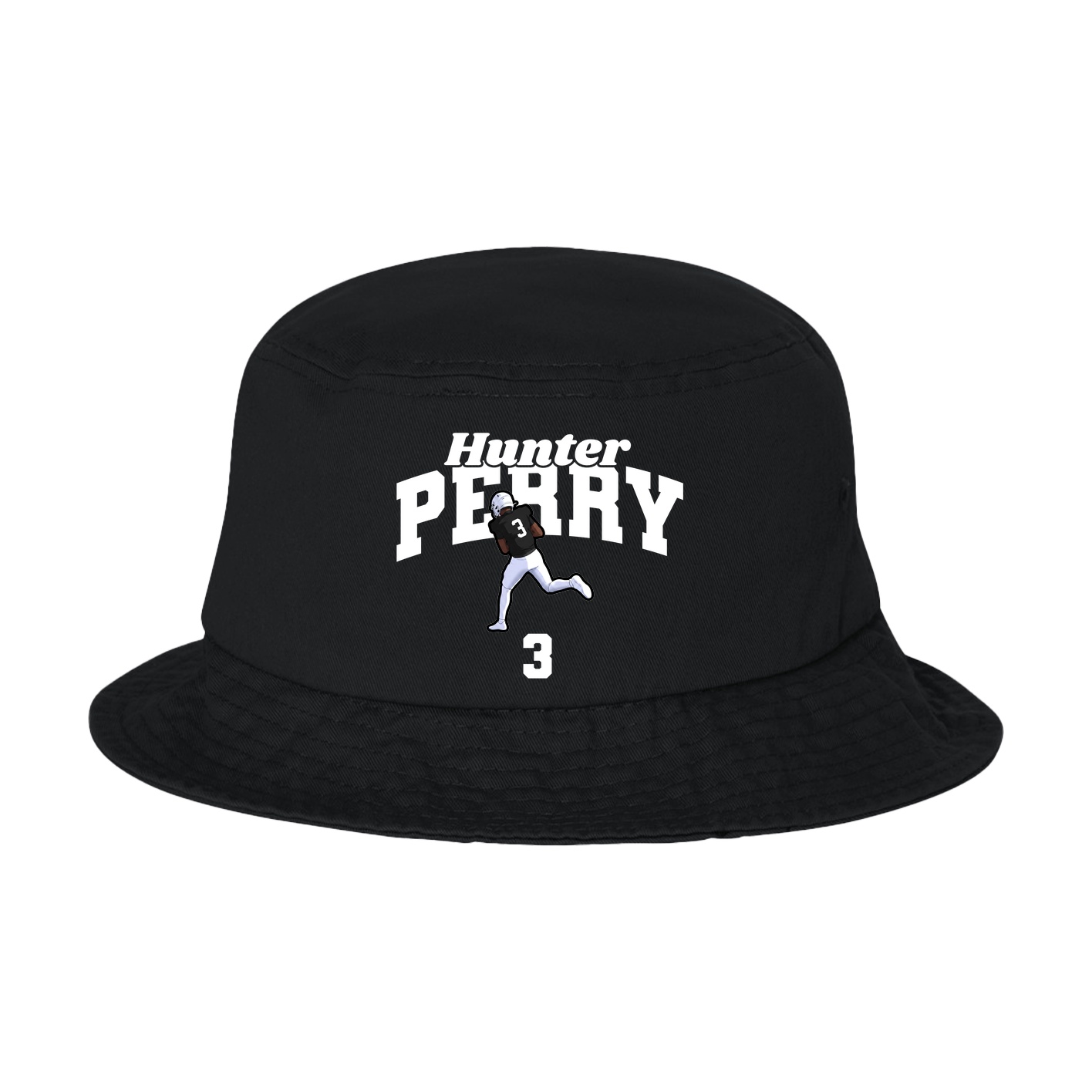 Bucket Cap — Signature Arch in Black