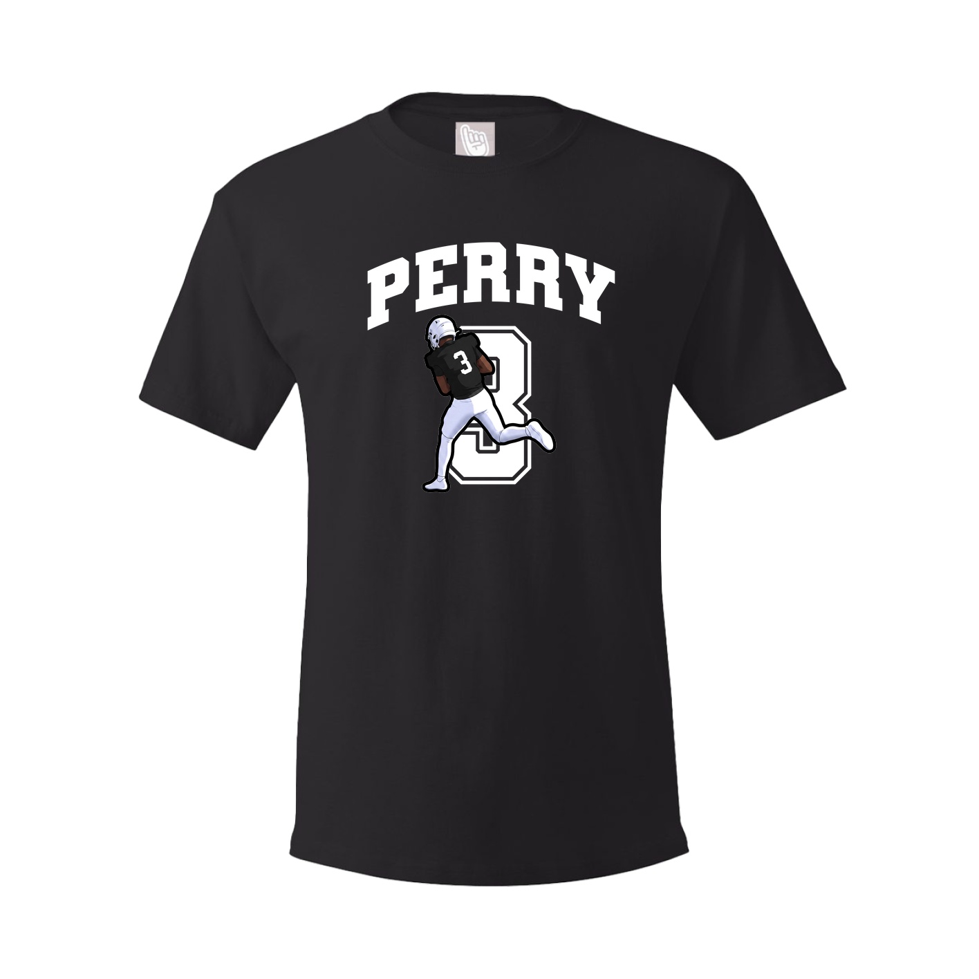Youth Tee — Number in Black