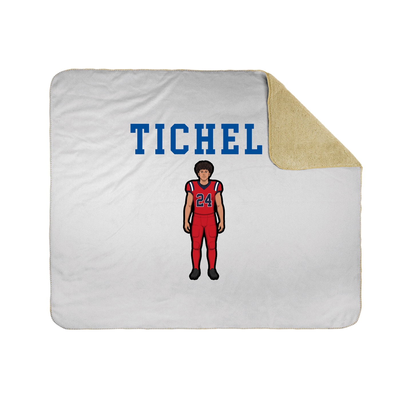 Throw Blanket — Shirsey in White