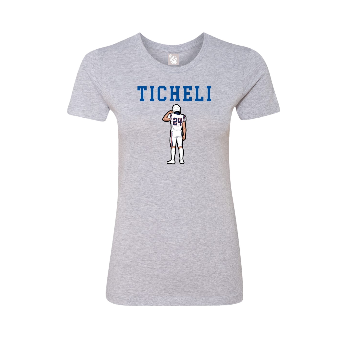 Fitted Women's Tee — Shirsey in Grey