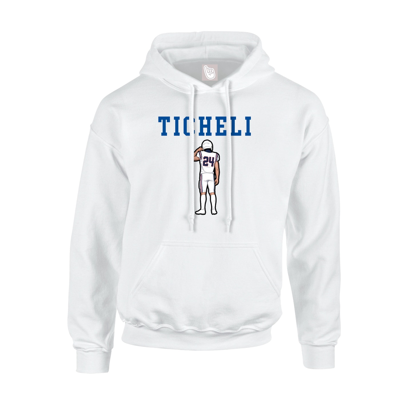 Hoodie — Shirsey in White