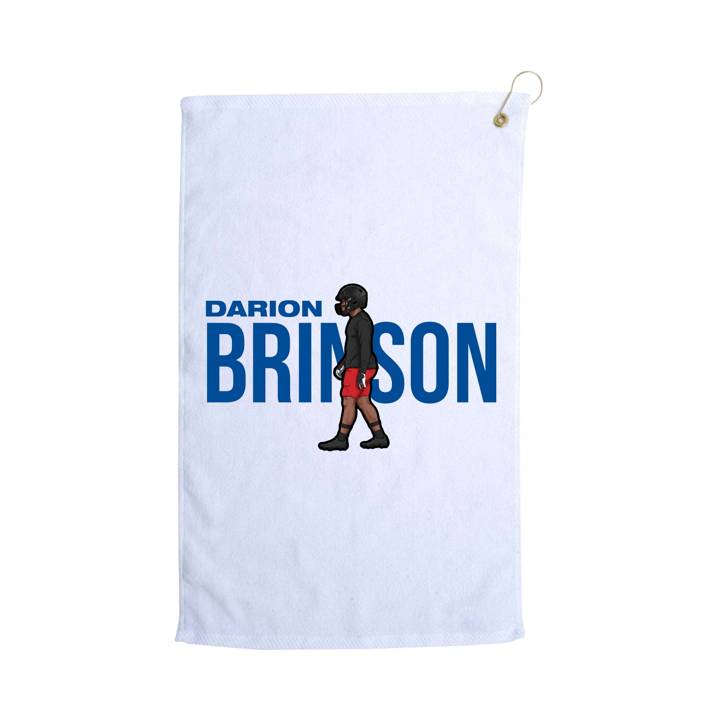Golf Towel — Player Name in White