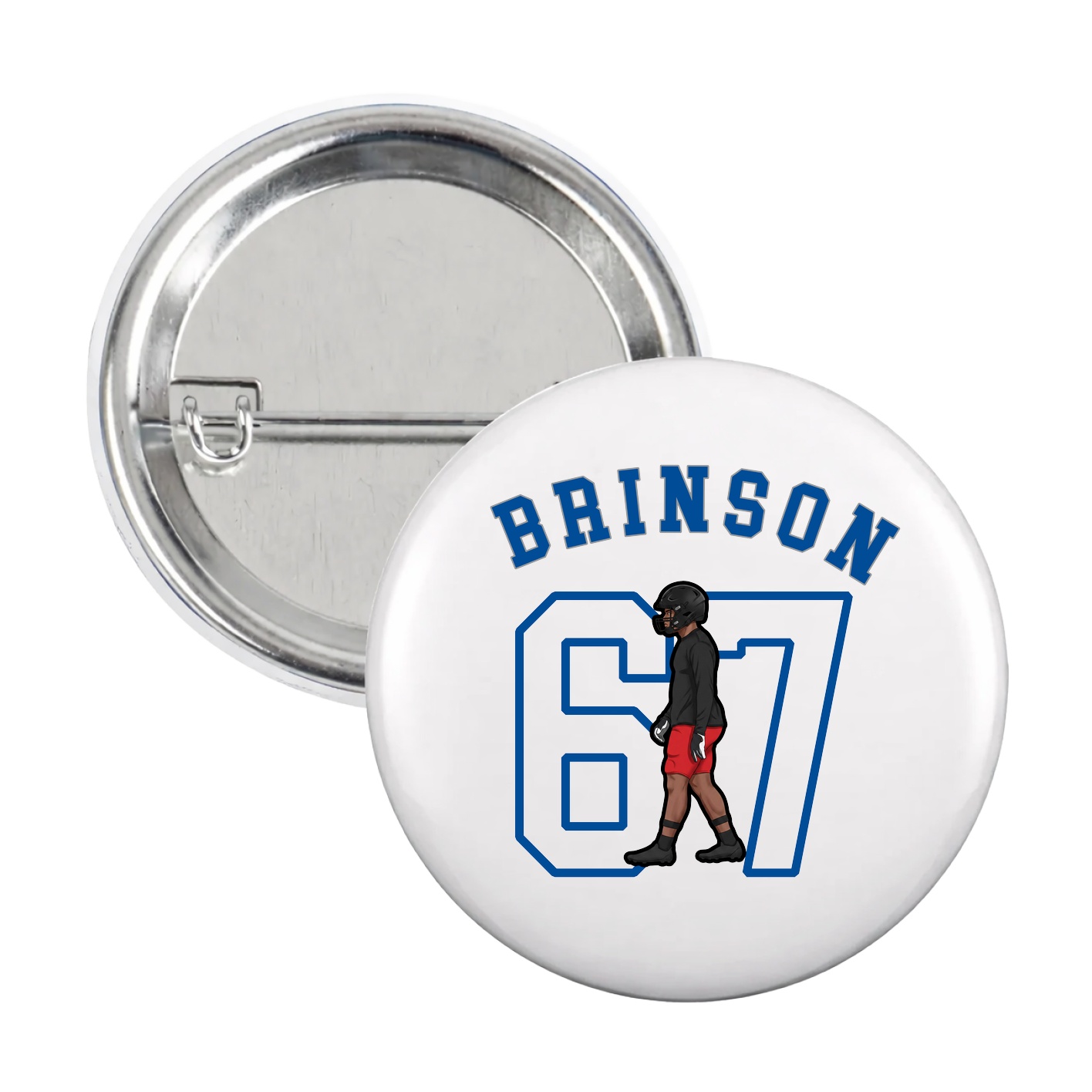 Game Day Button — Shirsey Arch in White