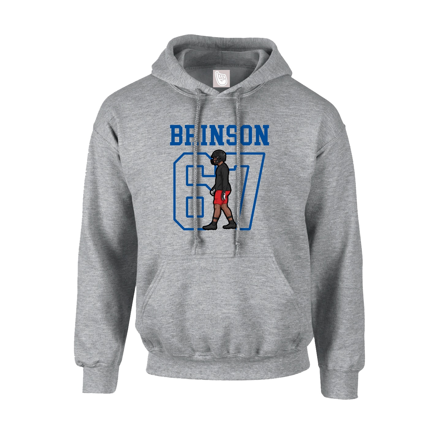 Hoodie — Shirsey in Grey