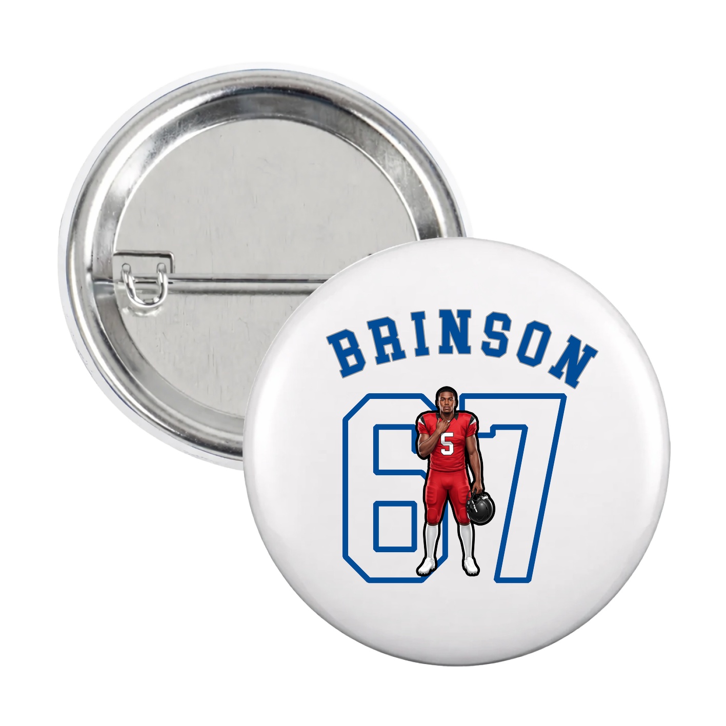 Game Day Button — Shirsey Arch in White