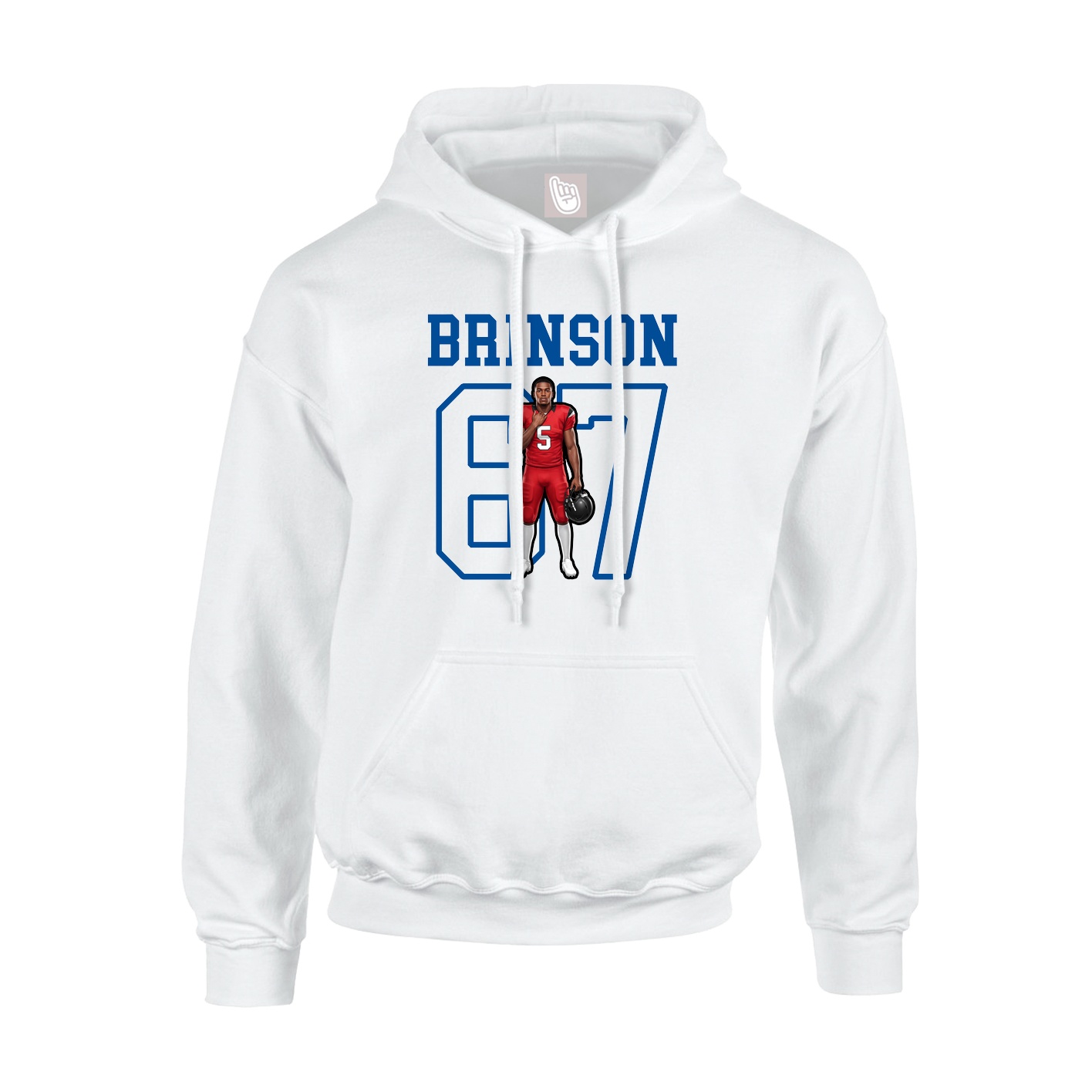 Youth Hoodie — Shirsey in White