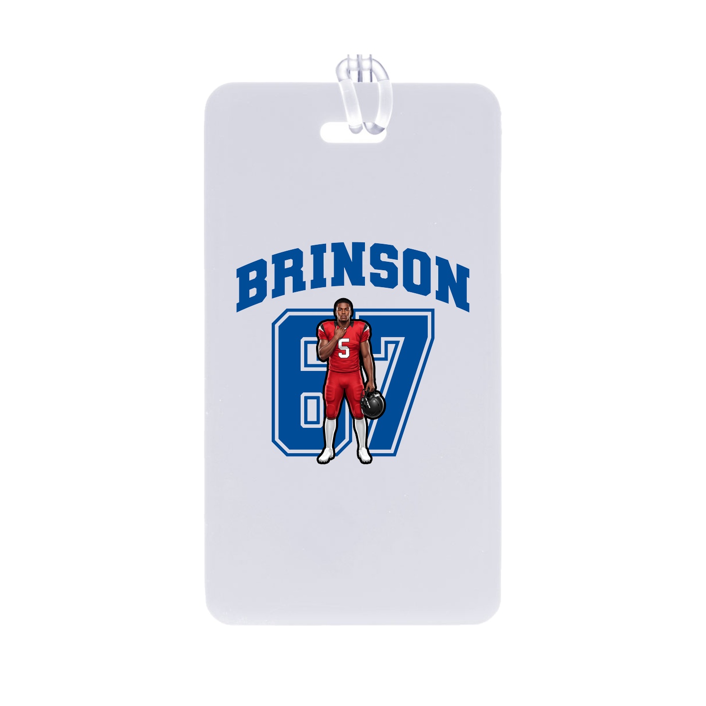 Bag Tag — Number in Classic