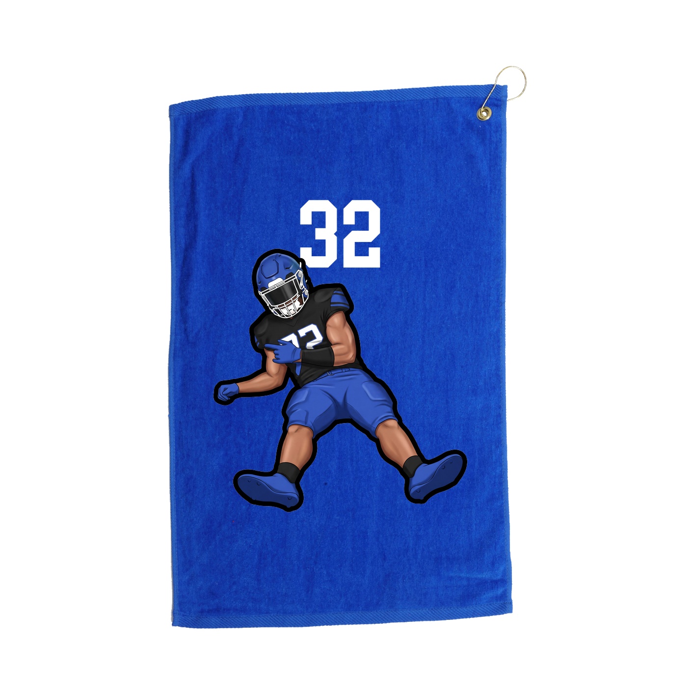 Golf Towel — Number Top in Royal
