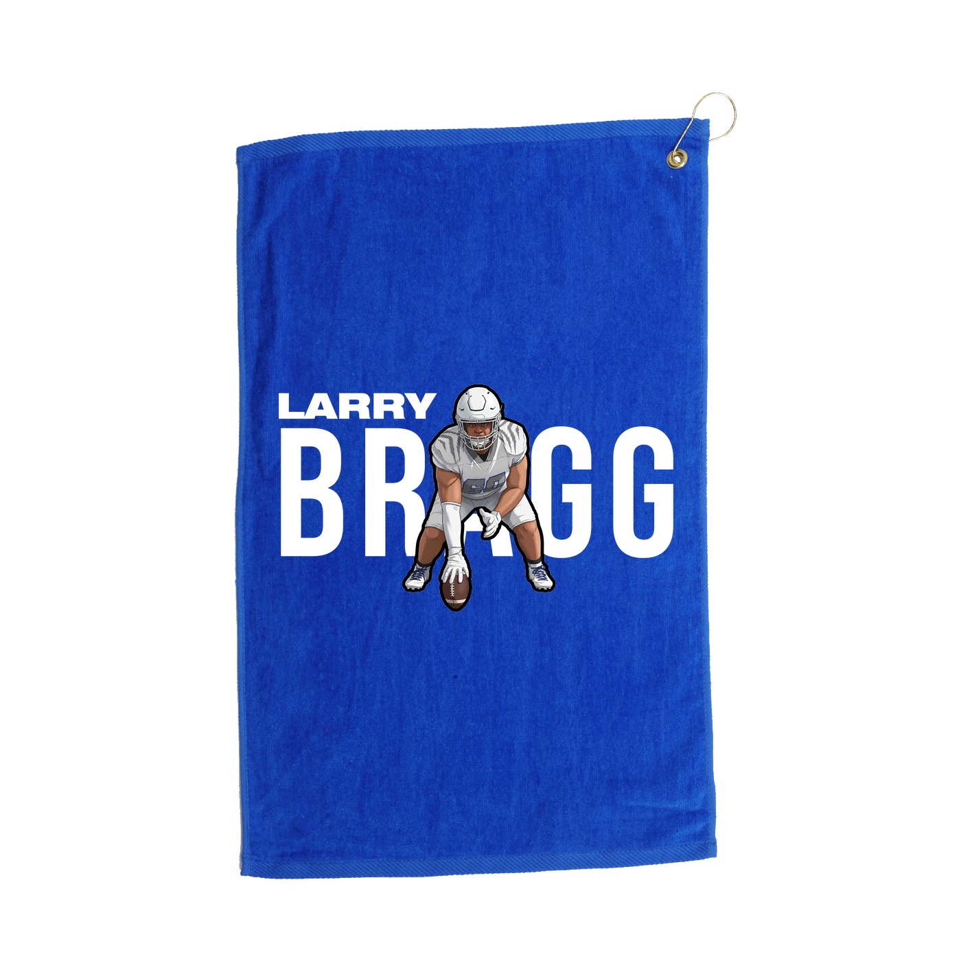 Golf Towel — Player Name in Royal