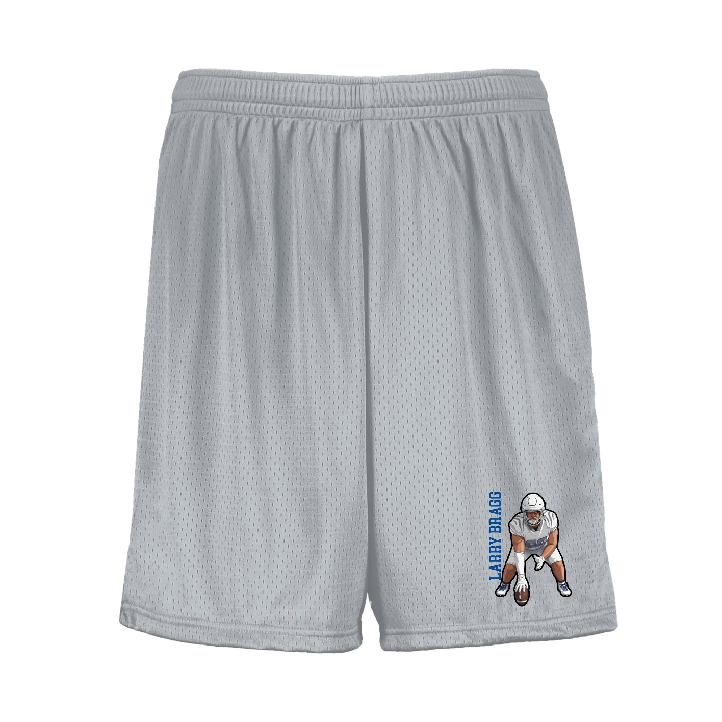 Shorts — Name Vertical in Silver