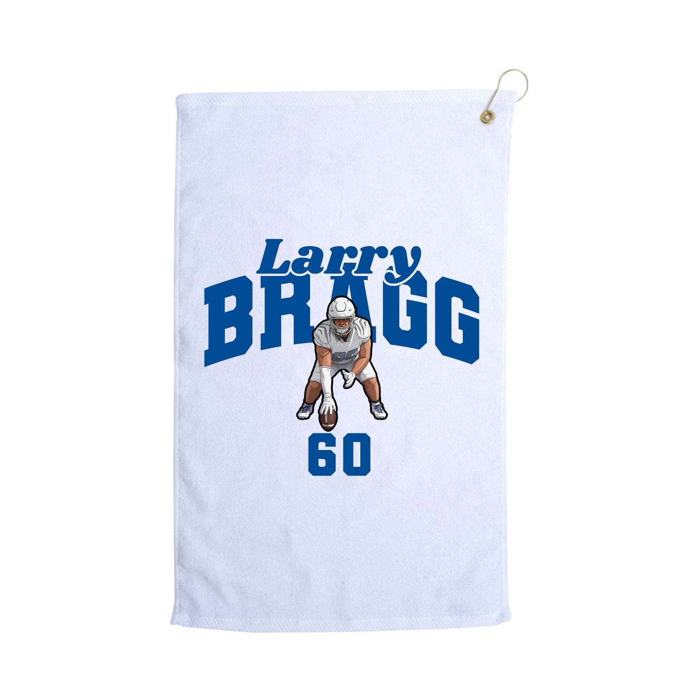 Golf Towel — Signature Arch in White