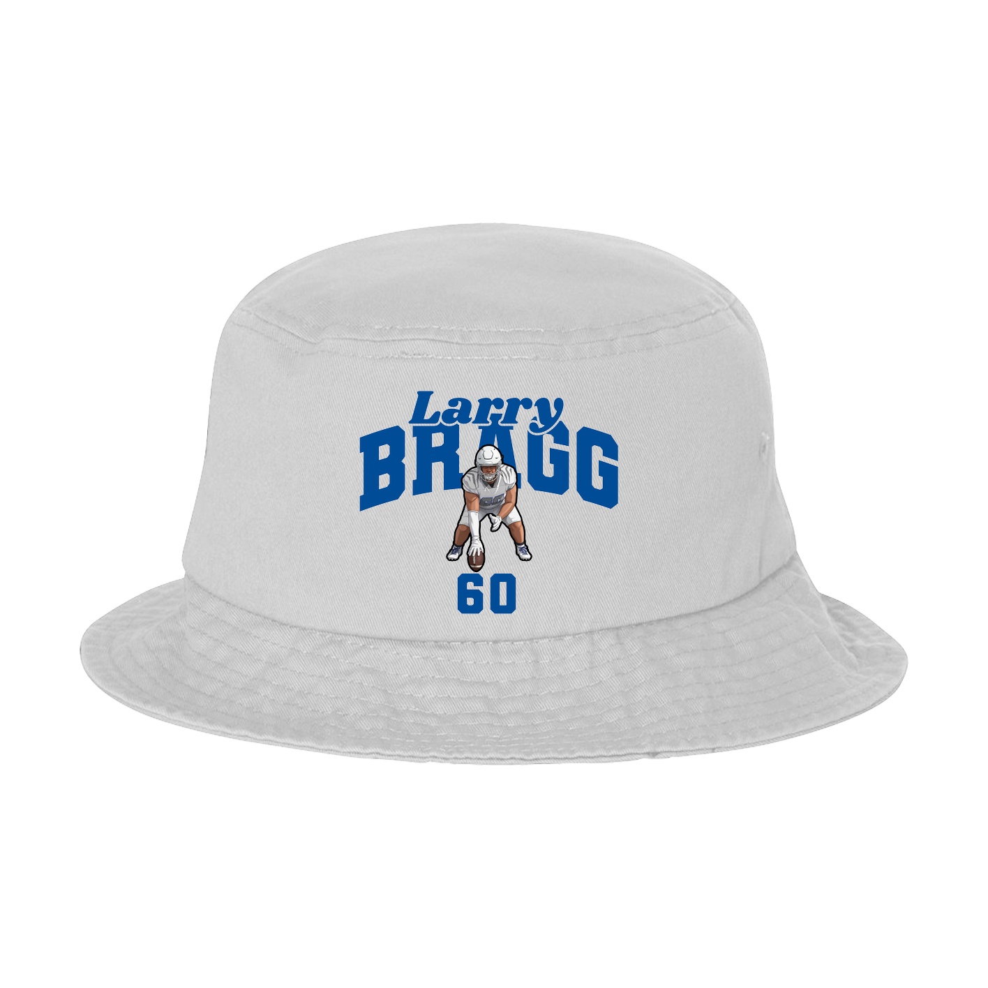 Bucket Cap — Signature Arch in White
