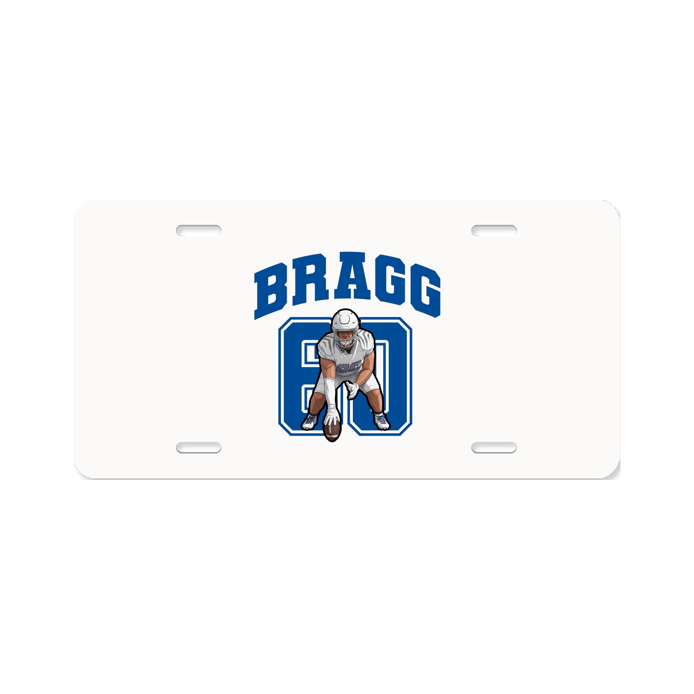License Plate — Number in Classic