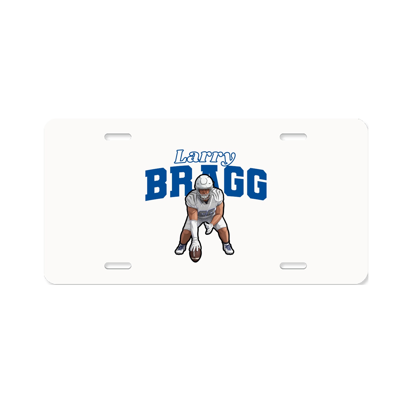 License Plate — Name Arch in Classic