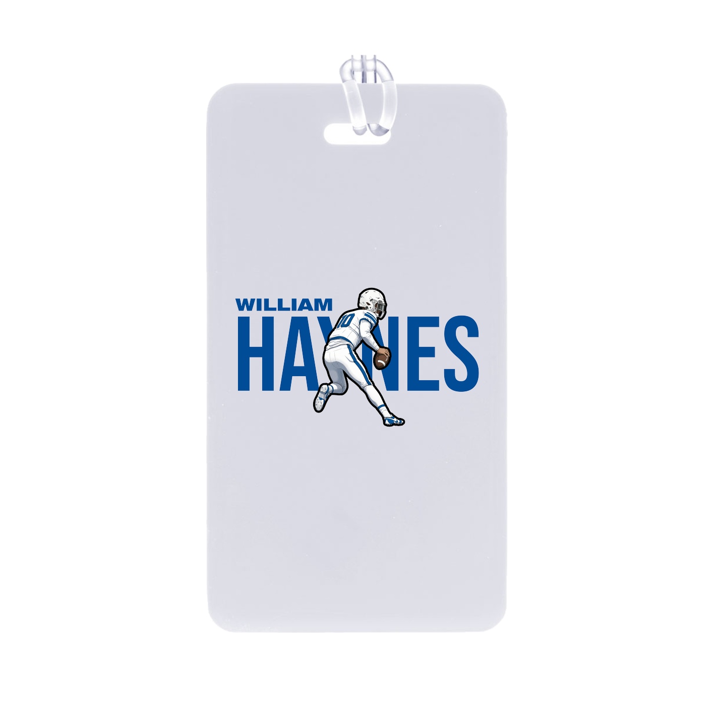 Bag Tag — Player Name in Classic