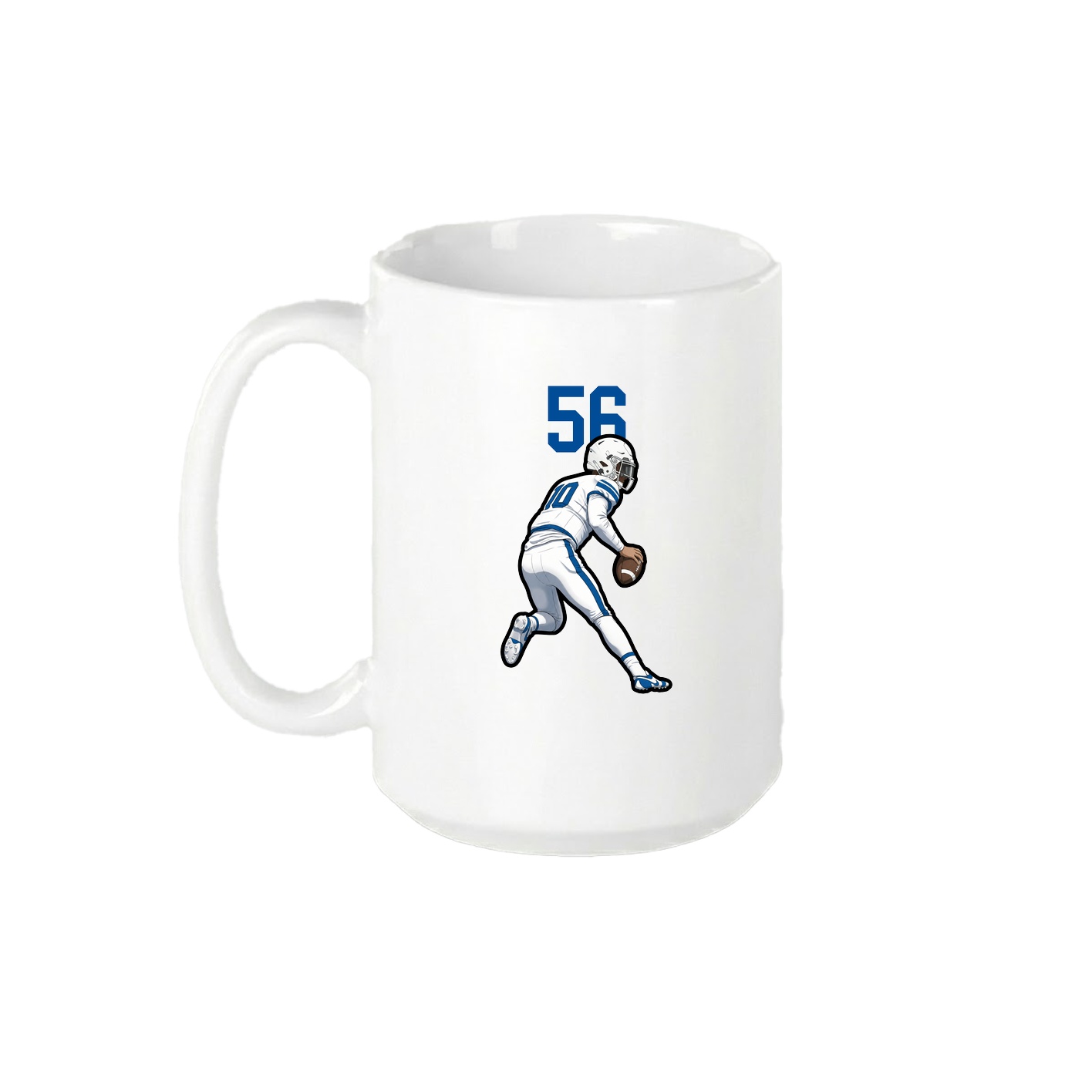 15oz Coffee Mug — Number Top in White