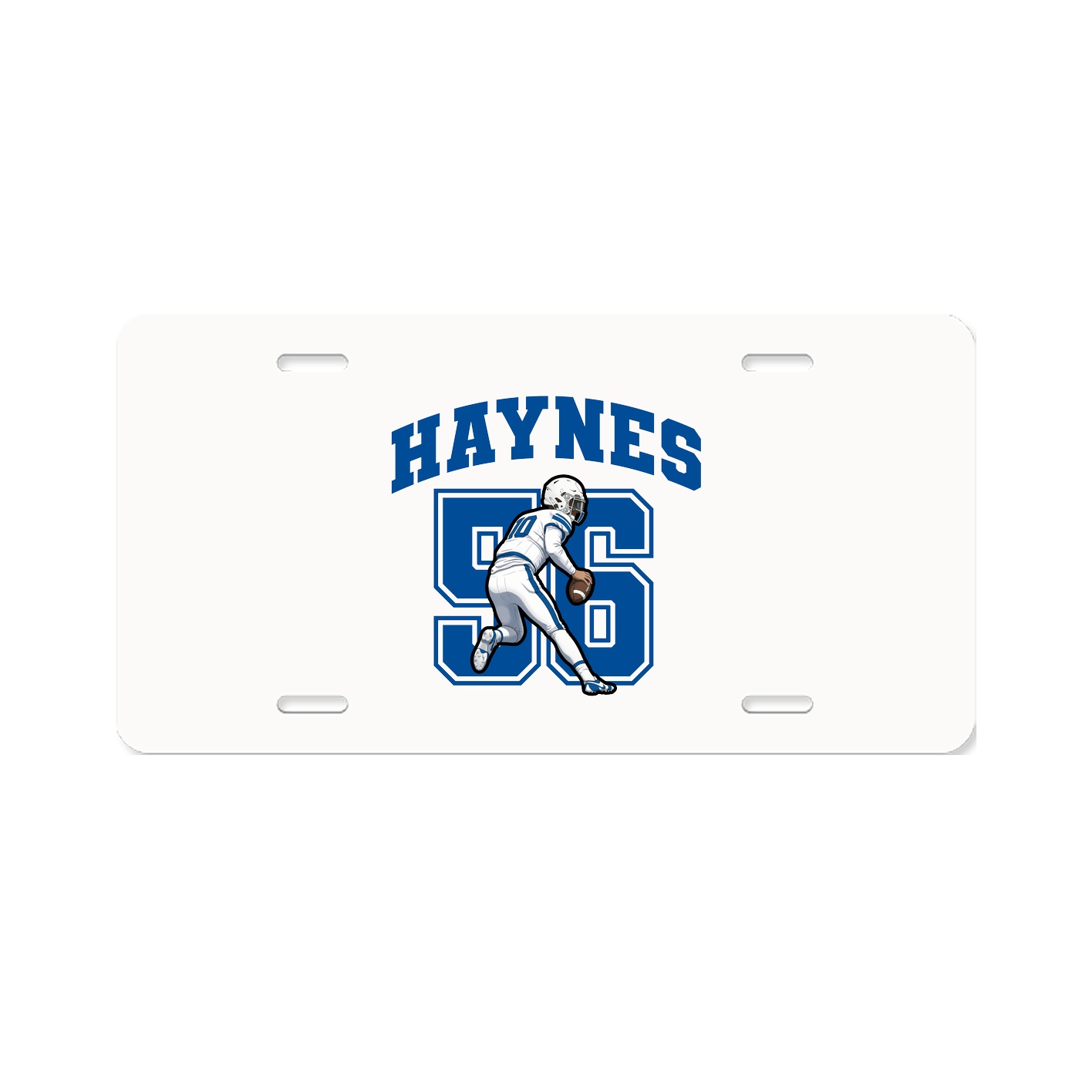 License Plate — Number in Classic
