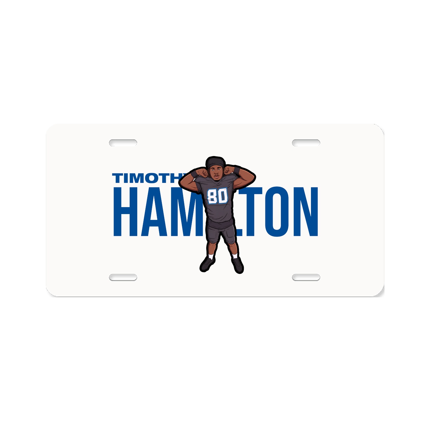 License Plate — Player Name in Classic
