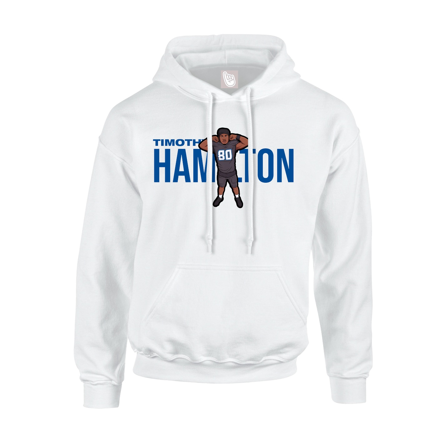 Hoodie — Player Name in White