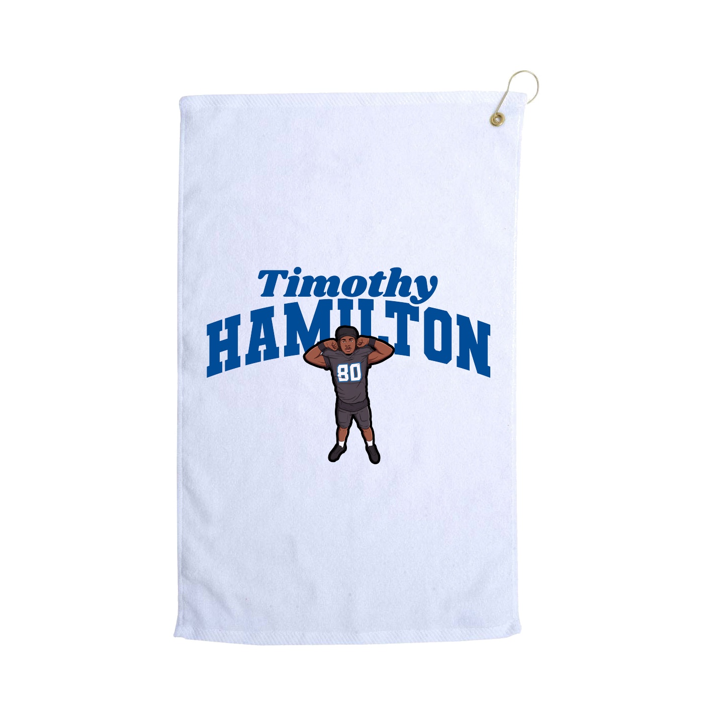 Golf Towel — Signature Arch in White