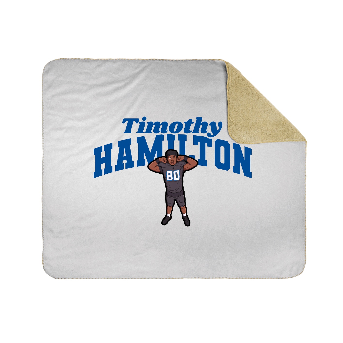 Throw Blanket — Signature Arch in White