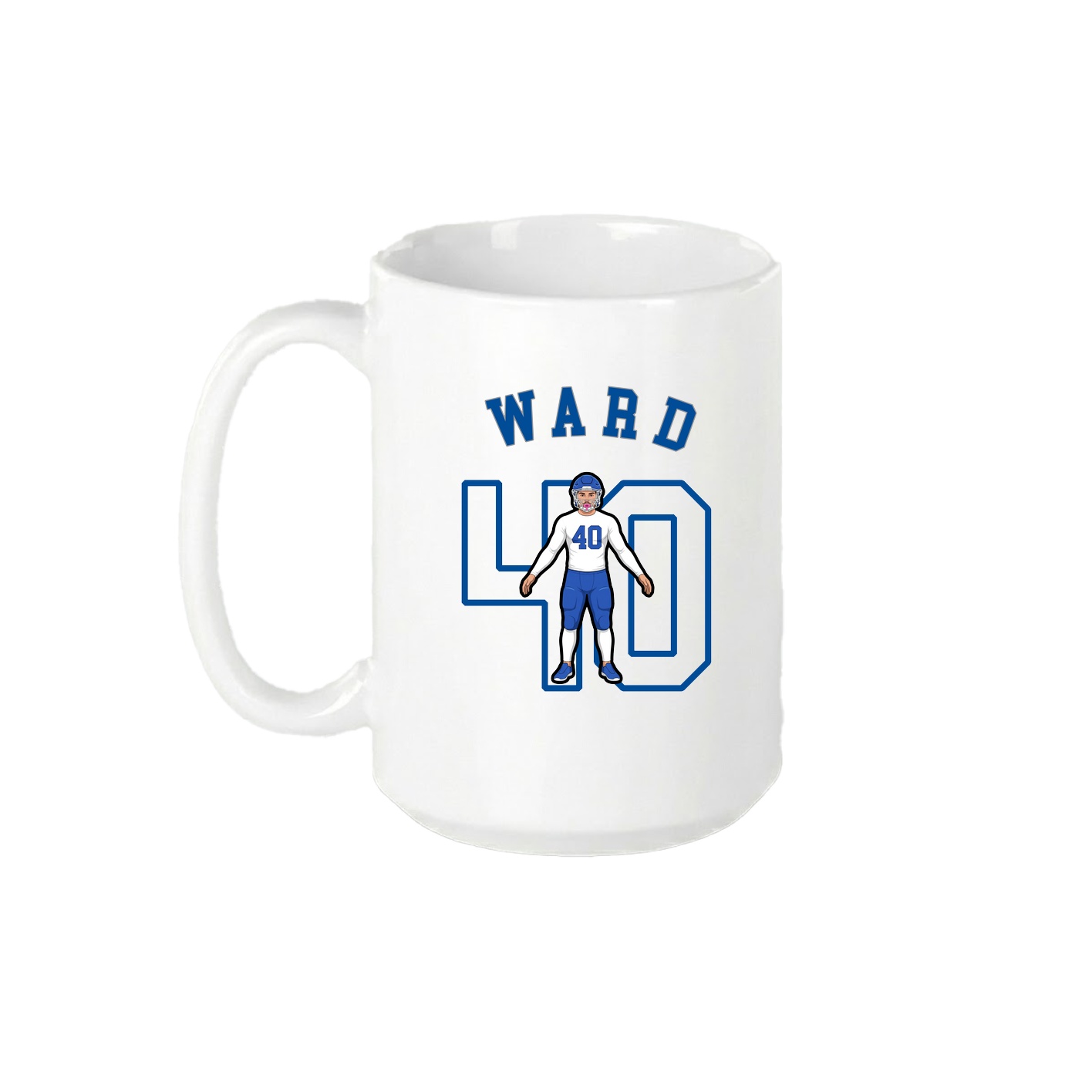 15oz Coffee Mug — Shirsey Arch in White