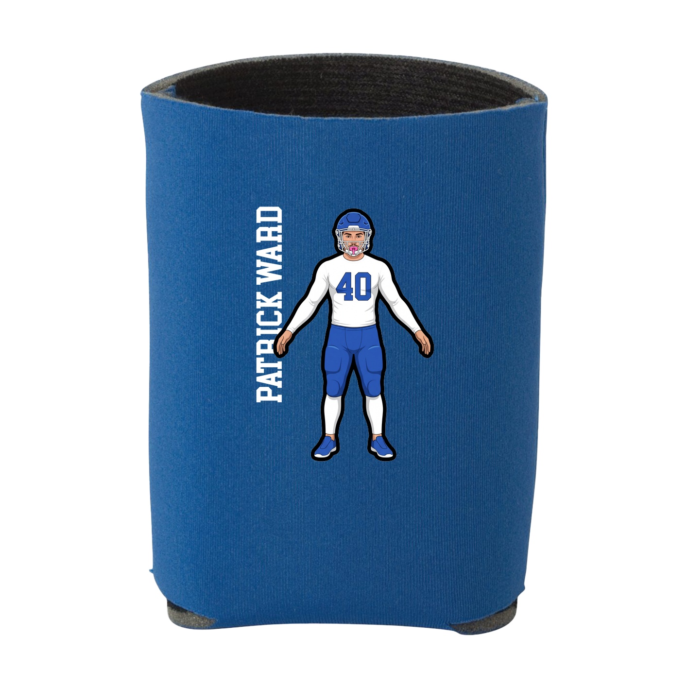 Can Holder — Name Vertical in Royal